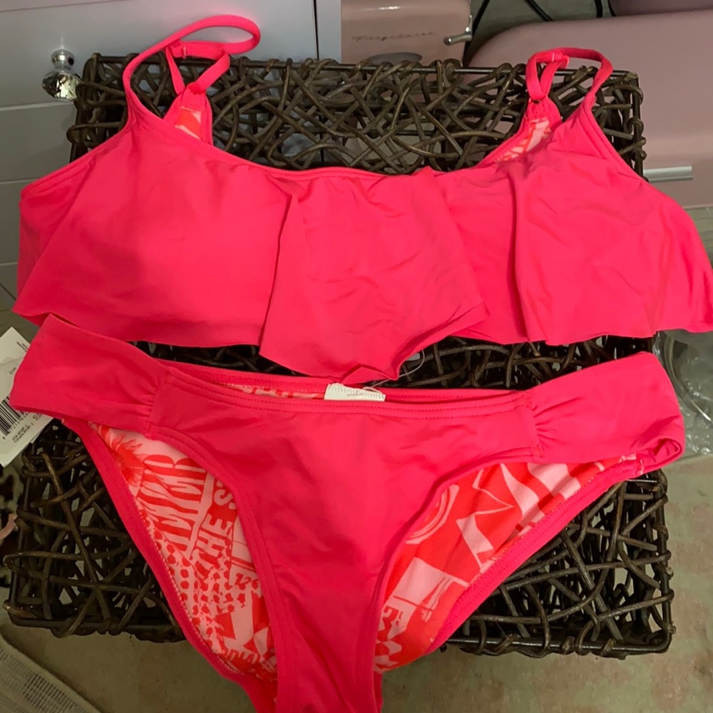 Hot pink bikini VOLCOM
